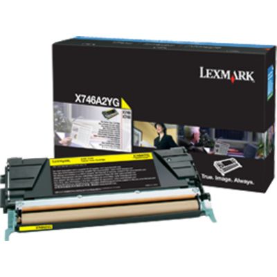 Lexmark X746A2YG Toner Geel