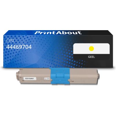 Huismerk OKI 44469704 Toner Geel