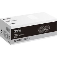 Toner Epson S050710 Noir 2x - Multipack
