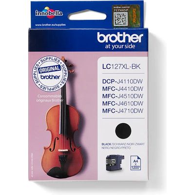 Brother LC-127XLBK Inktcartridge Zwart Hoge capaciteit