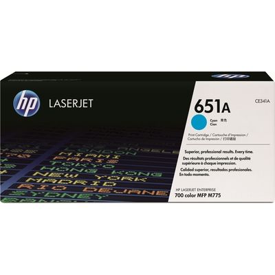 HP 651A (CE341A) - Cyan - Toner