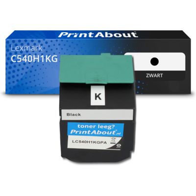 Huismerk Lexmark C540H1KG Toner Zwart Hoge capaciteit
