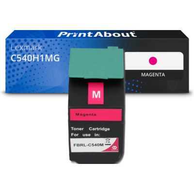 Toner compatible Lexmark C540H1MG - Magenta - Grande capacité
