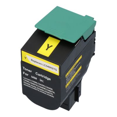 Toner compatible Lexmark C540H1YG - Jaune - Grande capacité