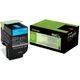 Lexmark 80C20C0 (802C) - Cyan - Toner