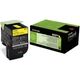 Lexmark 80C20Y0 (802Y) - Jaune - Toner