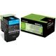 Lexmark 80C2HC0 (802HC) - Cyan - Toner - Grande capacité