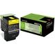 Lexmark 80C2XY0 (802XY) - Jaune - Toner - Très grande capacité