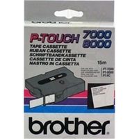 Brother TX-242 - (18 mm) - Rouge sur blanc - Ruban