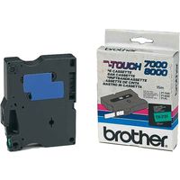 Brother TX-731 - (12 mm) - Noir sur vert - Ruban
