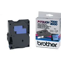 Brother TX-551 - (24 mm x 24 mm) - Noir sur bleu - Ruban