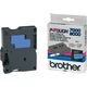Brother TX-531 - (12 mm) - Noir sur bleu - Ruban