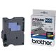 Brother TX-611 - (6 mm) - Noir sur jaune - Ruban