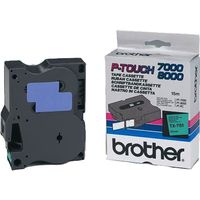 Brother TX-751 - (24 mm x 24 mm) - Noir sur vert - Ruban
