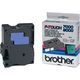 Brother TX-751 - (24 mm x 24 mm) - Noir sur vert - Ruban