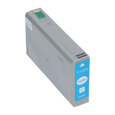 Huismerk Epson T70224010 Inktcartridge Cyaan