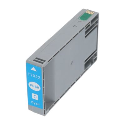 Huismerk Epson T70224010 Inktcartridge Cyaan
