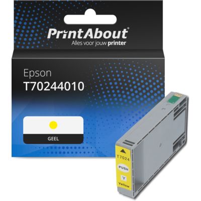 Huismerk Epson T70244010 Inktcartridge Geel