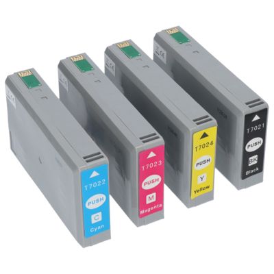 Cartouche compatible Epson T70214010 - 4 couleurs - Multipack