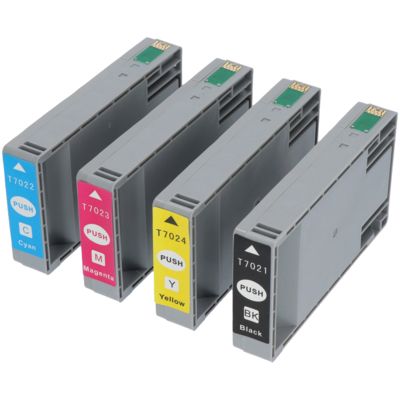 Cartouche compatible Epson T70214010 - 4 couleurs - Multipack