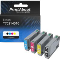 Huismerk Epson T70214010 Inktcartridge 4-kleuren Multipack
