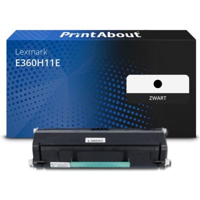 Huismerk Lexmark E360H11E Toner Zwart Hoge capaciteit
