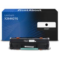Huismerk Lexmark X264A21G Toner Zwart