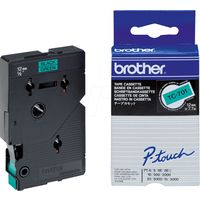 Brother TC-701 - (12 mm) - Noir sur vert - Ruban