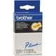Brother TC-601 Tape Zwart op geel (12 mm)