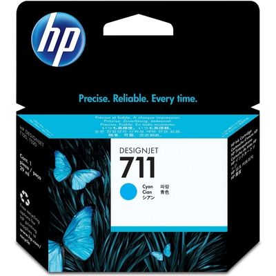 HP 711 (CZ130A) - Cyan - Cartouche d'encre