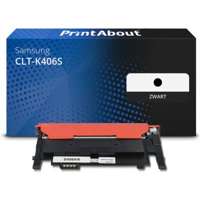 Huismerk Samsung CLT-K406S (SU118A) Toner Zwart