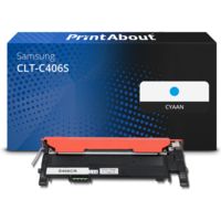 Huismerk Samsung CLT-C406S (ST984A) Toner Cyaan