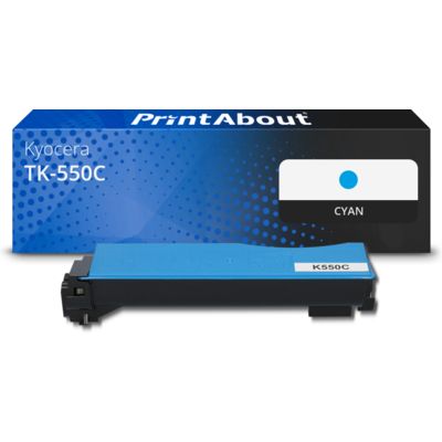 Toner compatible Kyocera TK-550C - Cyan