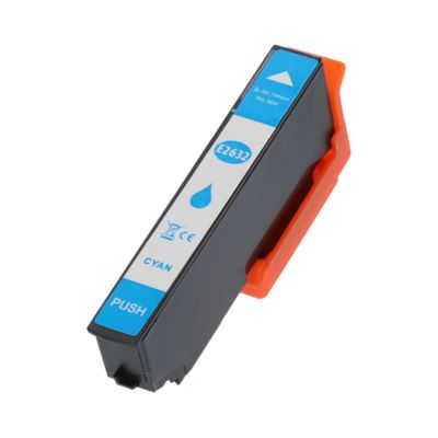 Cartouche compatible Epson 26XL (C13T26324012) - Cyan - Grande capacité