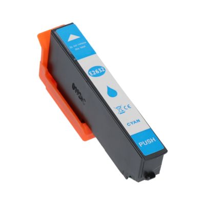 Cartouche compatible Epson 26XL (C13T26324012) - Cyan - Grande capacité
