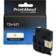 PrintAbout Huismerk vervangt Brother TZe-621 Tape Zwart op geel (9 mm)
