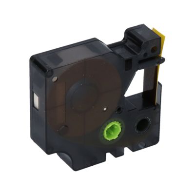 Ruban compatible Dymo 45018 (S0720580) - (12 mm) - Noir sur jaune