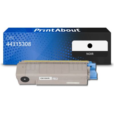 Toner compatible OKI 44315308 - Noir
