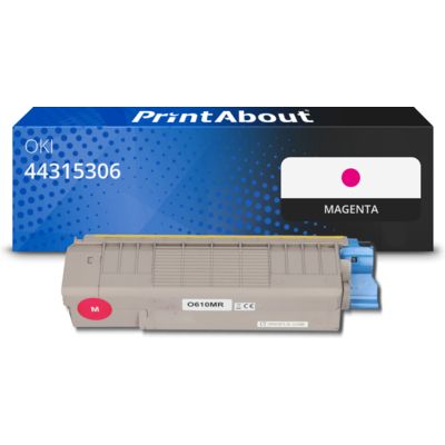 Huismerk OKI 44315306 Toner Magenta