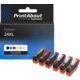 Cartouche compatibleEpson 24XL (T2438) - 6 couleurs - Grande capacité - Multipack
