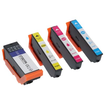 Cartouche compatible Epson 26XL (T2636) - 4 couleurs - Grande capacité - Multipack