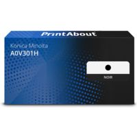 Toner compatible Konica Minolta A0V301H - Noir - Grande capacité