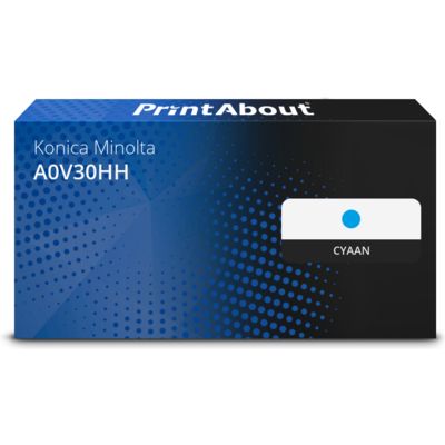 Huismerk Konica Minolta A0V30HH Toner Cyaan Hoge capaciteit