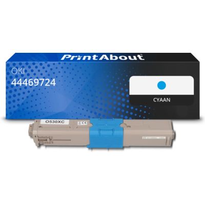 Huismerk OKI 44469724 Toner Cyaan Hoge capaciteit