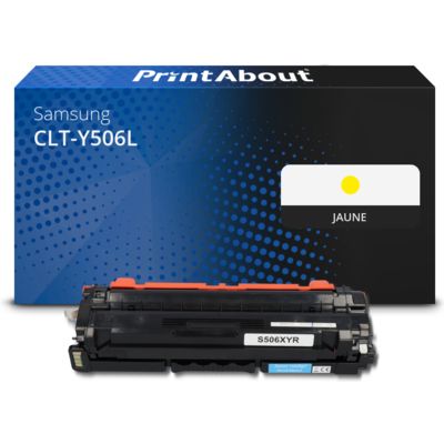 Toner compatible Samsung CLT-Y506L (SU515A) - Jaune - Grande capacité