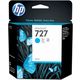 HP 727 (B3P13A) - Cyan - Cartouche d'encre