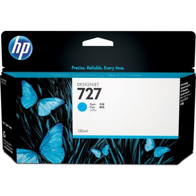 HP 727 (B3P19A) - Cyan - Cartouche d'encre