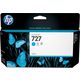 HP 727 (B3P19A) - Cyan - Cartouche d'encre