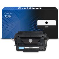 Toner compatible Canon 724H - Noir - Grande capacité