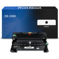 PrintAbout Huismerk vervangt Brother DR-3300 Drum Zwart
